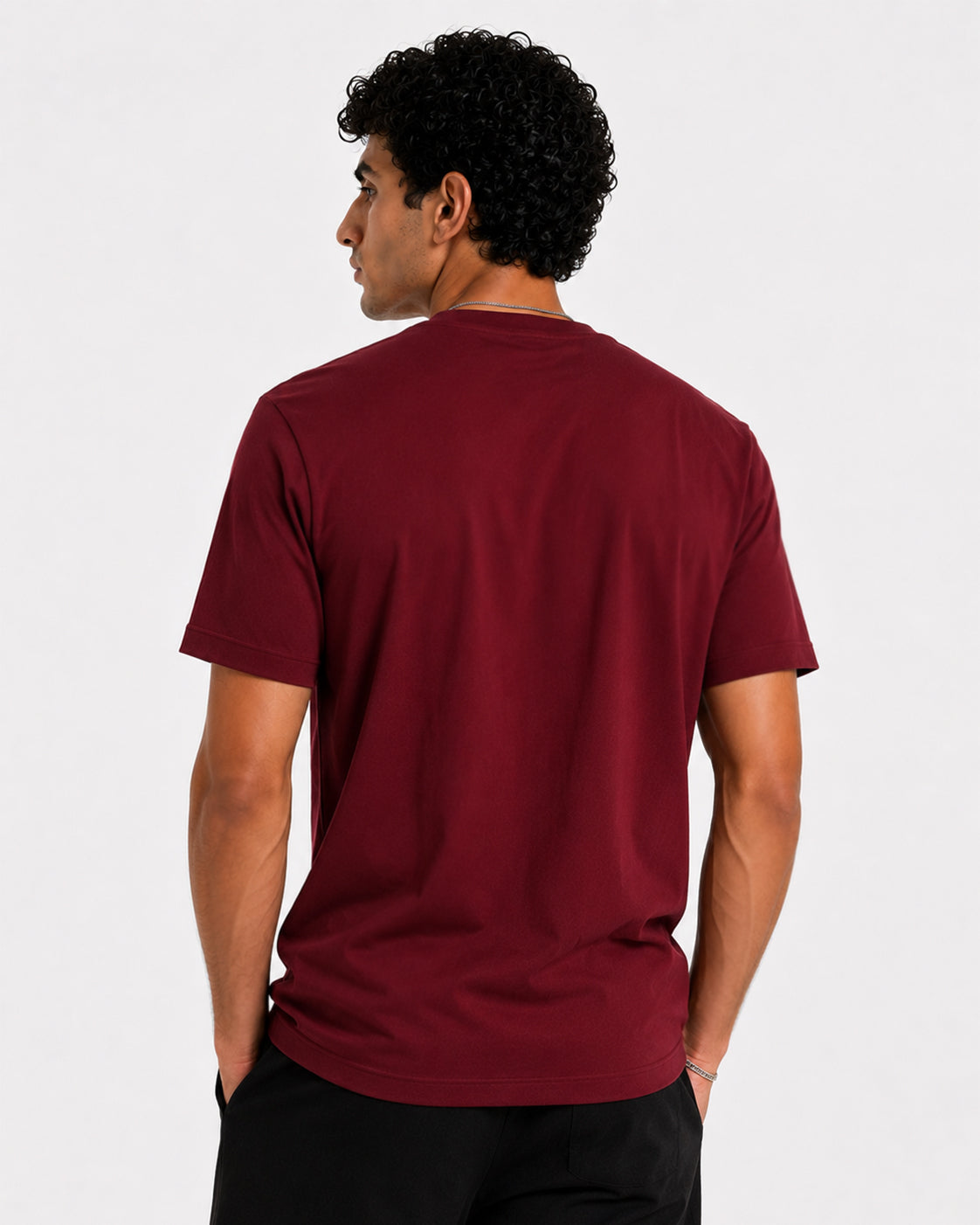 Ringer Tee Burgundy