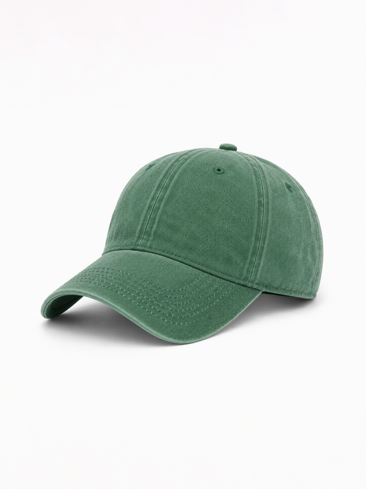 Green Washed Cap