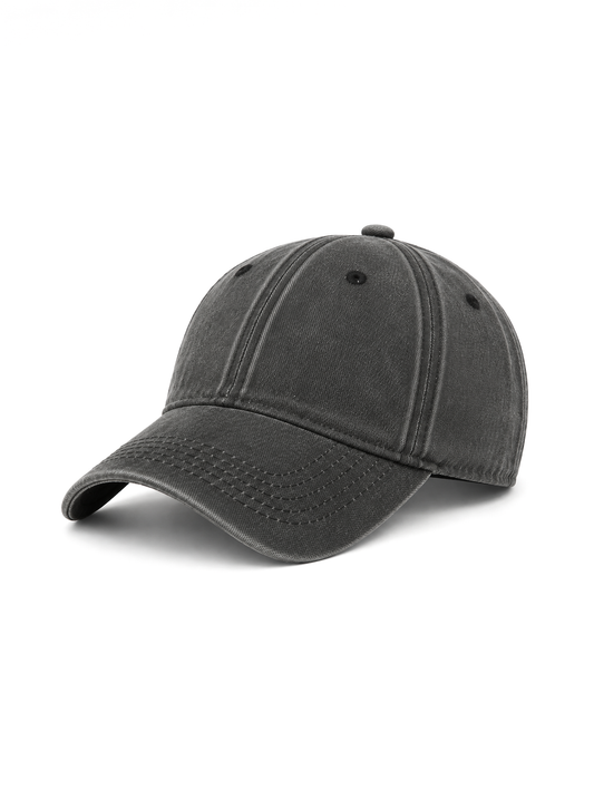 Black  Washed Cap
