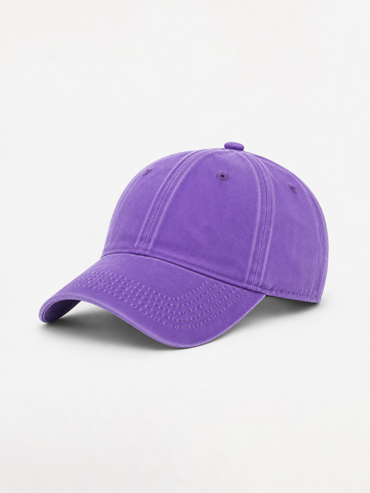 Purple Washed Cap