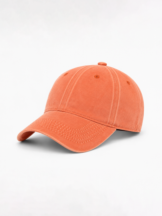 Orange Washed Cap