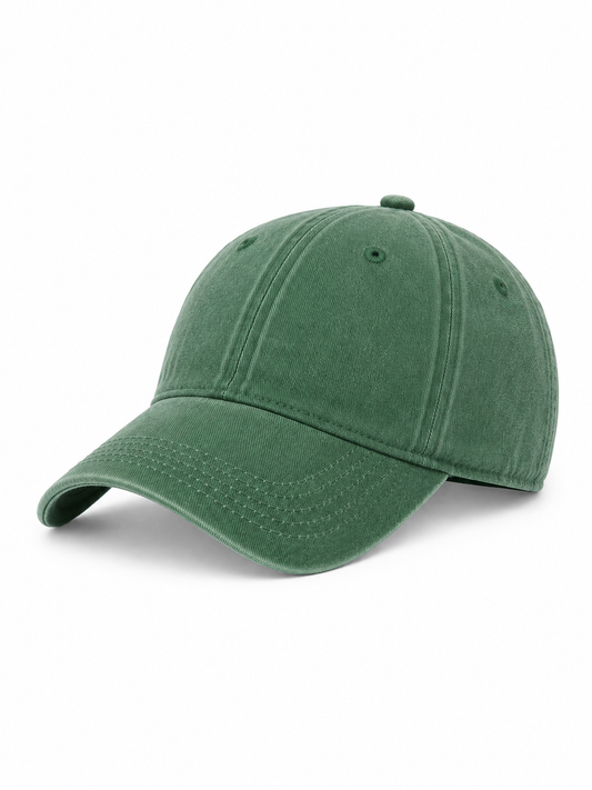 Green Washed Cap