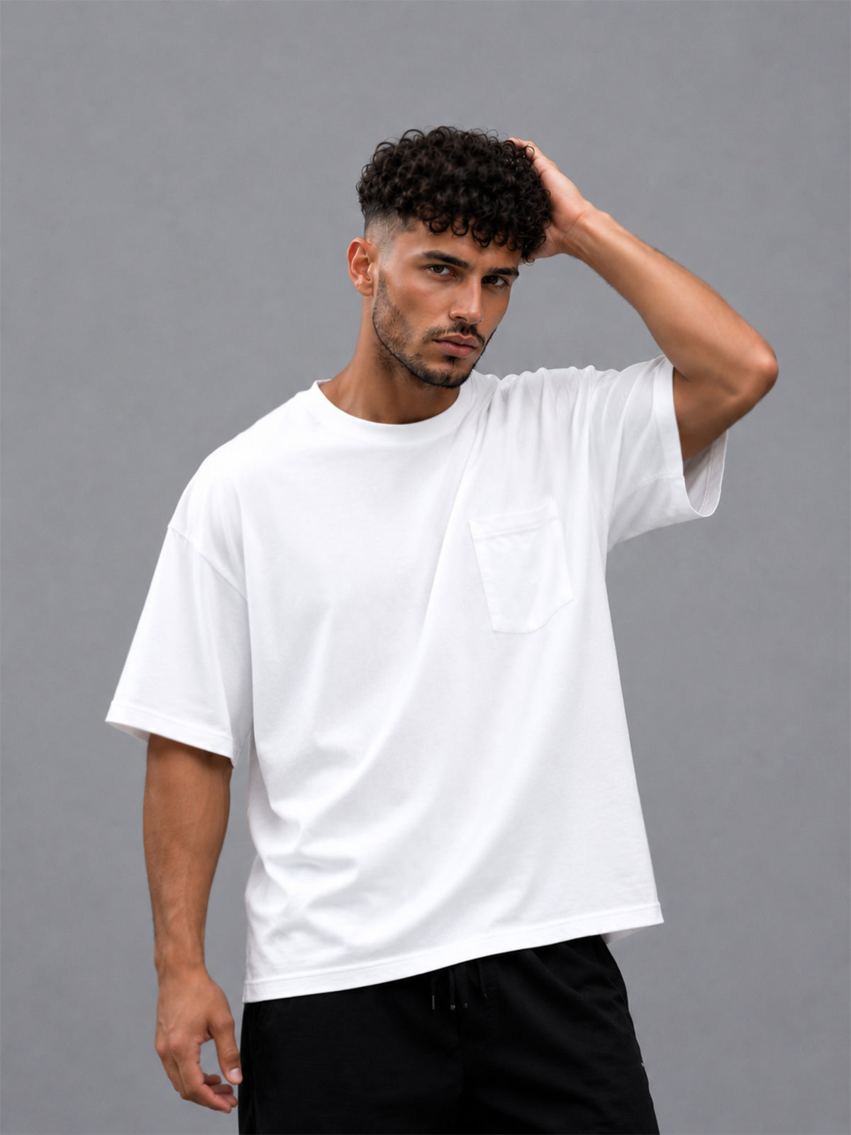 Basic Pocket Tee - White
