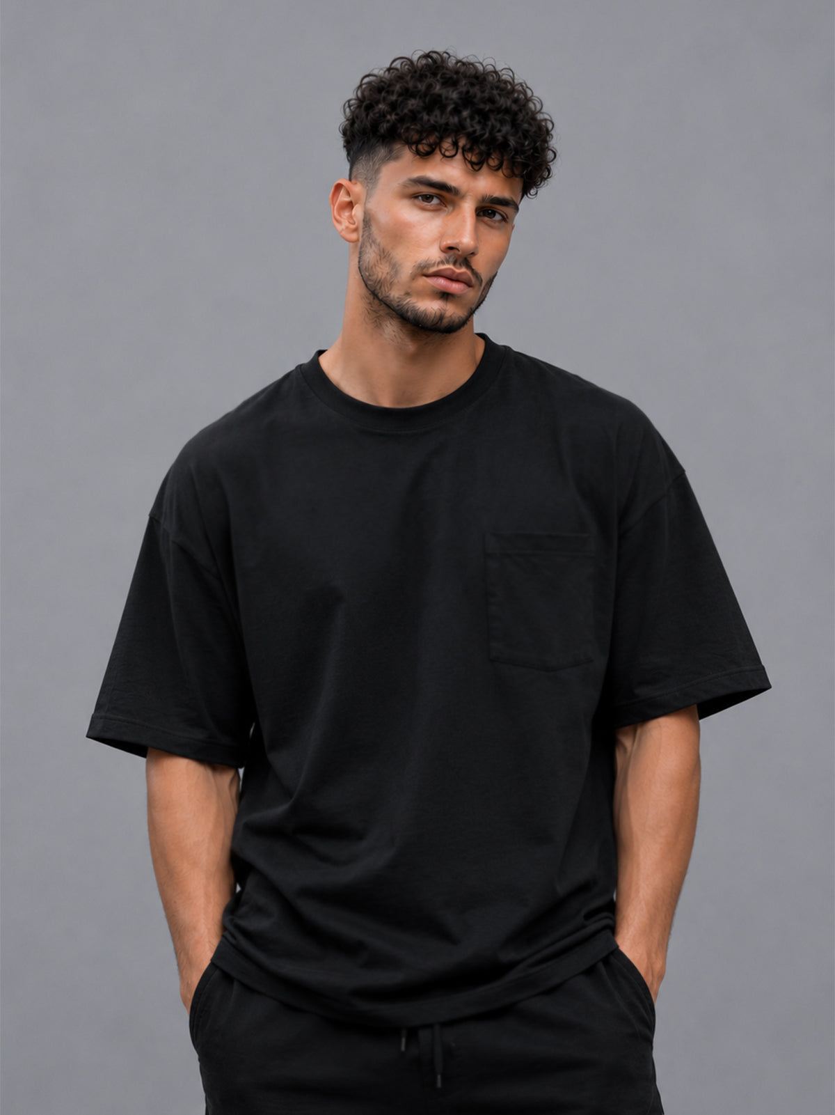 Basic Pocket Tee - Black