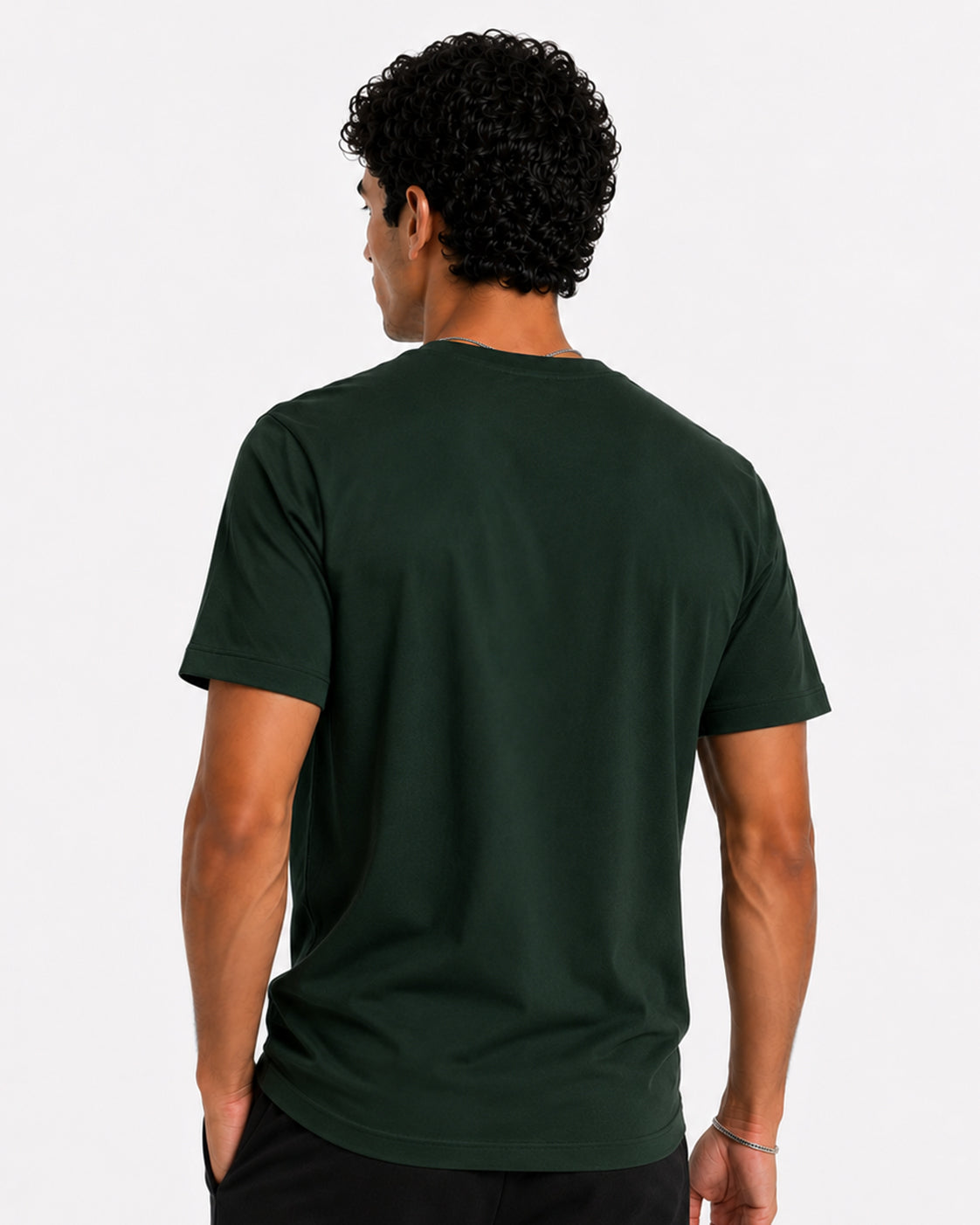 Ringer Tee Green